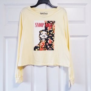 Snoop Dogg Long Sleeve Crop T-Shirt (Juniors XXL)